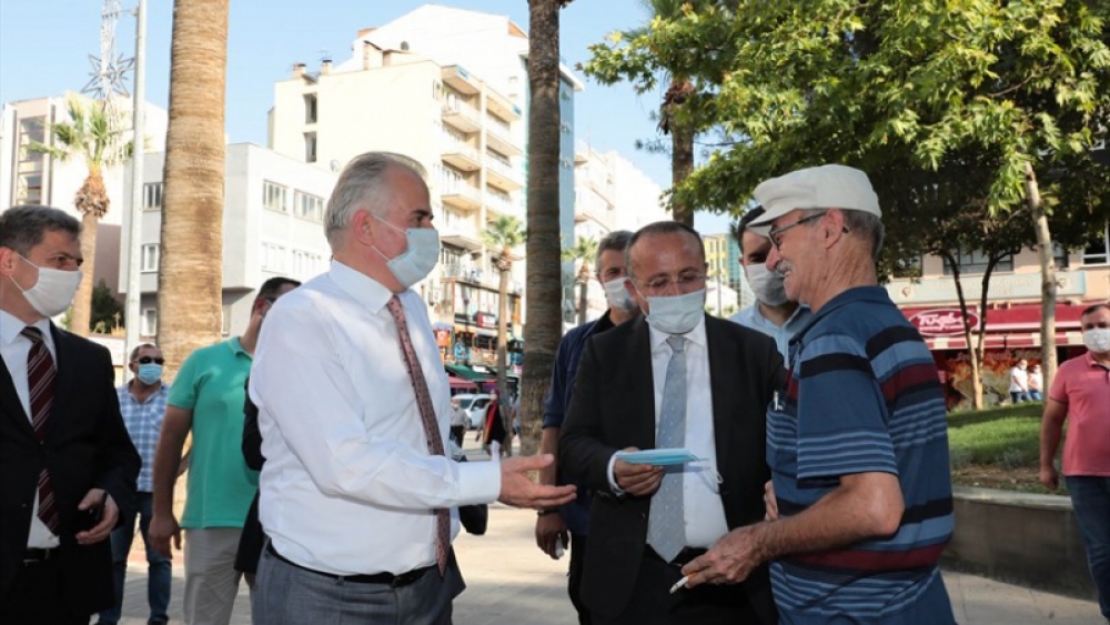 Denizli'de Kovid-19 denetimi gün boyu devam etti