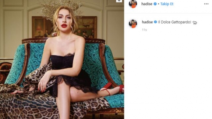 Hadise’den Tatlı 'Leopar' paylaşımı