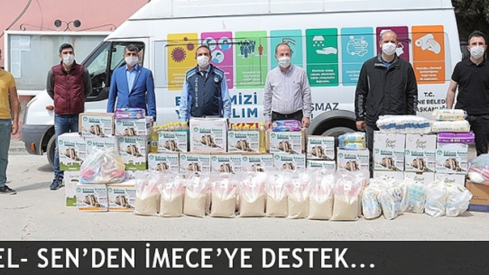 TÜM YEREL- SEN’DEN İMECE’YE DESTEK