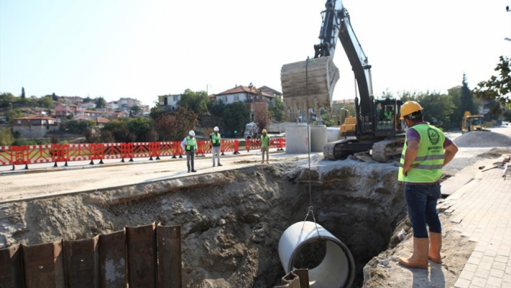 Vatandaşlardan alt yapı çalışmasına tam destek