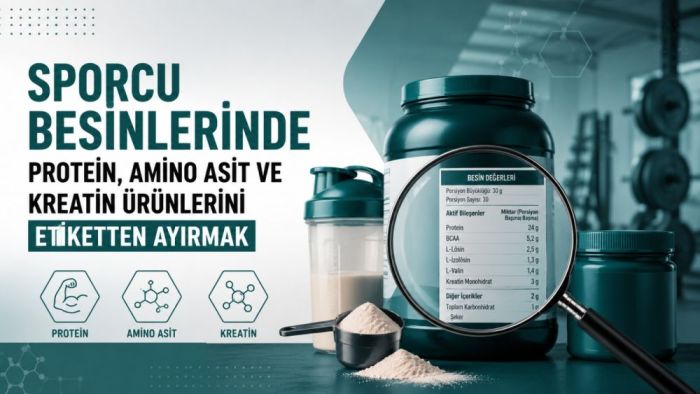 Sporcu Besinlerinde Protein, Amino Asit ve Kreatin Ürünlerini Etiketten Ayırmak